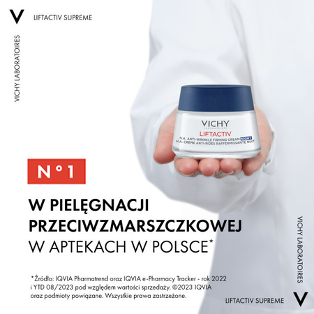 Vichy — Lift Źródło Odnowy Skóry, Krem na noc — 50 ml