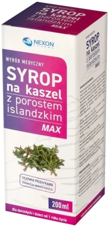 Nexon Porost Islandzki Max Syrop 200ml