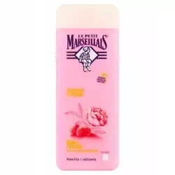 Le Petit Marseillais – Malina i piwonia, Żel pod prysznic – 400 ml