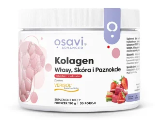 Osavi Kolagen smak Rabarbar - Truskawka 150g