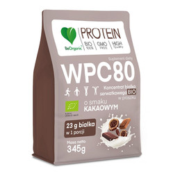 Aliness Białko serwatkowe WPC 80 Kakao BIO 345g