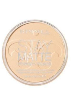 Rimmel − Stay Matte Powder, puder prasowany 001 Transparent − 14 g