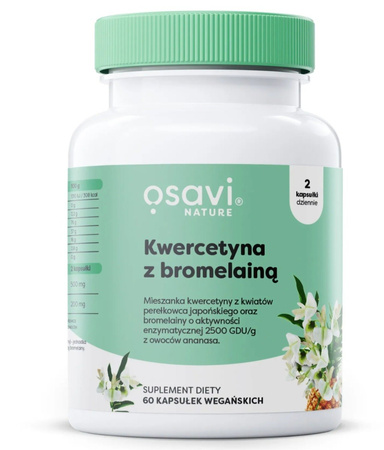 Osavi Kwercetyna z Bromelaniną 60 kaps. wege