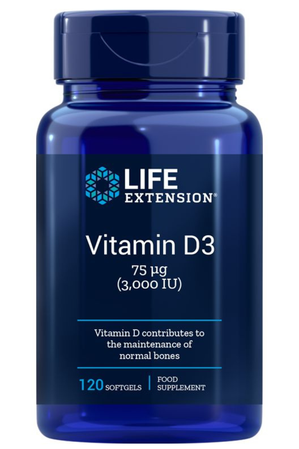 Witamina D3 3000 IU (120 kaps.)