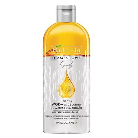 Diamentowe Lipidy lipidowa woda micelarna do mycia i demakijażu 425ml