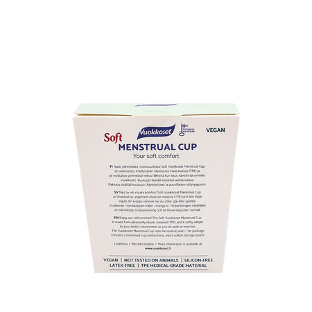 Vuokkoset, Kubeczek menstruacyjny, rozmiar S, 1 szt.