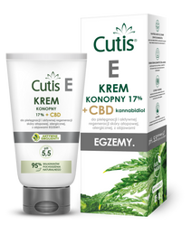 Cutis E - EGZEMA krem konopny 17% + CBD 120 ml