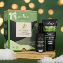 Orientana Xmas Mystic Forest Dfor Him  Kojąco - regenerujący zestaw do twarzy dla mężczyzn