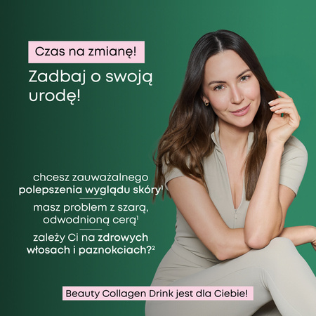 SUPERSONIC Collagen Beauty Drink 185g (25 porcji) smak porzeczka - mięta