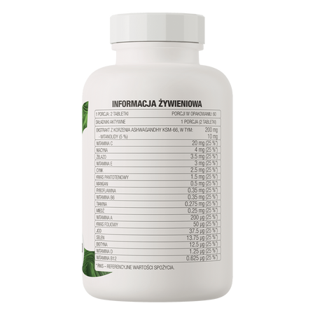 OstroVit VIT&MIN + Ashwagandha 120 tabl.