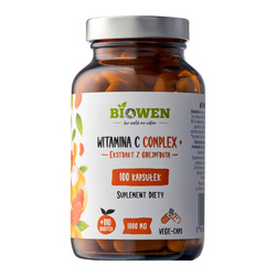 Biowen Witamina C Complex + Ekstrakt z Grejpfruta 100 kaps.
