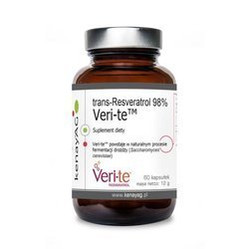 KENAY Trans-Resveratrol Veri-te™ na wsparcie układu sercowo-naczyniowego i ochrony antyoksydacyjnej organizmu 60 kaps.