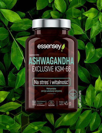 ESSENSEY ASHWAGANDHA EXCLUSIVE KSM-66 90 kap
