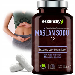 ESSENSEY MAŚLAN SODU SR na wsparcie układu pokarmowego 90 kaps.
