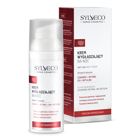 Sylveco Dermo Przeciw zmarszczkom Krem wygładzający na noc 50ml