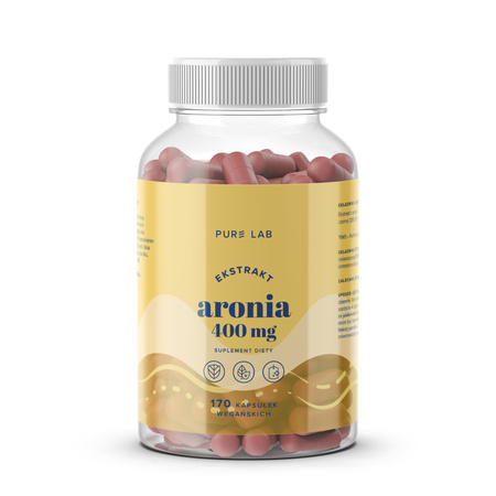 Pure Lab Ekstrakt z aronii 400 mg, 170 kaps