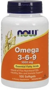 Now Foods Omega 3-6-9 1000mg na wsparcie serca 100 kaps