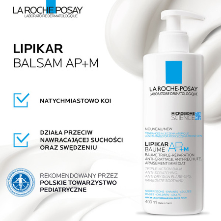 La Roche-Posay Lipikar Baume AP+M balsam do ciała i twarzy 400 ml