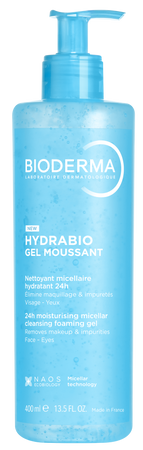 Bioderma Hydrabio gel moussant żel oczyszczajacy do mycia twarzy 400 ml