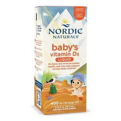 Nordic Naturals Baby's Vitamin D3 witamina D3 400 IU dla niemowląt w kroplach 22,5ml