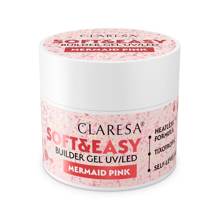 Soft&Easy Builder Gel żel budujący Mermaid Pink 12g