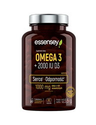ESSENSEY OMEGA 3 + 2000 IU D3 90 kaps