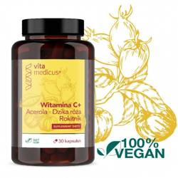 Vita medicus Witamina C+ Acerola Dzika róża Rokitn