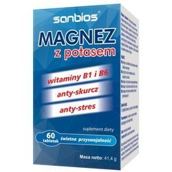 Sanbios Magnez Z Potasem 60 T