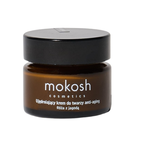 Mokosh − Róża z jagodą, ujędrniający krem do twarzy anti-aging − 15 ml