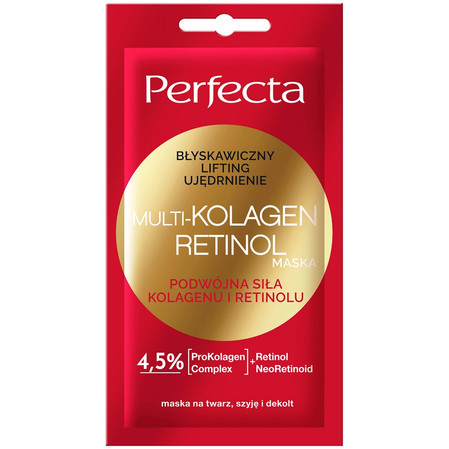 Multi-Kolagen Retinol maska błyskawicznie liftingująca i ujędrniająca 8ml