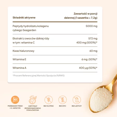 Natu.Care Premium Kolagen smak mango-marakuja 5000 mg - 30 saszetek