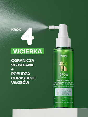 Yope Grow My Hair Serum-kuracja na noc do skóry głowy 110ml