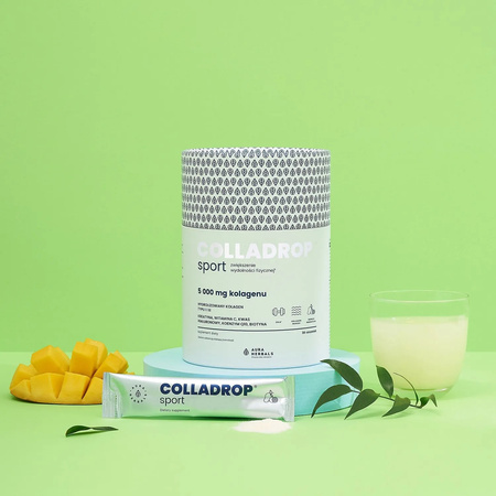Colladrop® Sport, kolagen morski 5000 mg - 30 saszetek