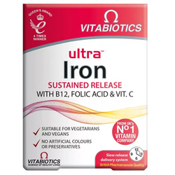 Vitabiotics Ultra Iron suplement diety z żelazem 30 tabl.