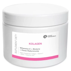 Invex Remedies Kolagen + Witamina C + Biotynaa + Kwas hialuronowy 170 g