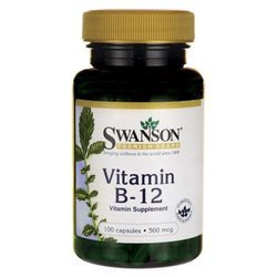 Swanson Witamina B 12 500 Mcg 100 K
