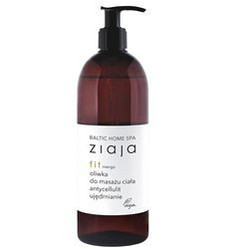 Ziaja Baltic Home Spa Fit, Oliwka do masażu ciała antycellulitowa i ujędrniająca Mango 490ml
