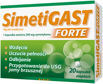 Simetigast Forte 240 mg 20 kapsułek