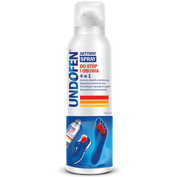 Undofen Aktywny spray do stóp i obuwia 4w1 150ml