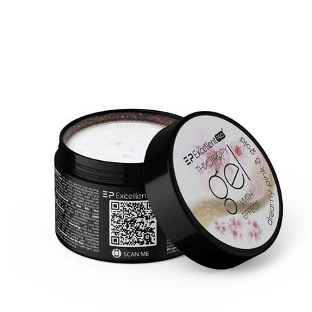 Thixotropy Gel With Effect żel budujący Dreamy Pink&Gold 15g