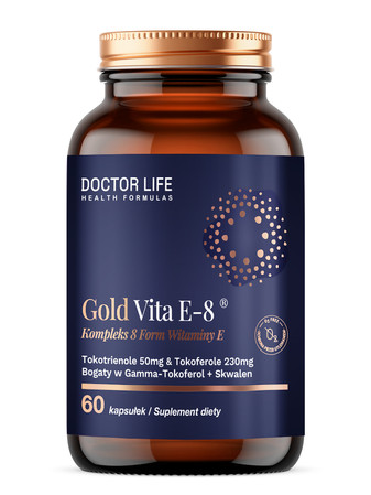 Doctor Life Gold Vita E-8 Kompleks 8 Form Witaminy E 60 kaps.