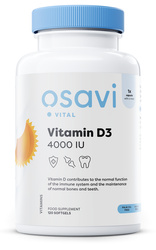 Osavi Vitamin D3, 4000IU - 120 kaps.
