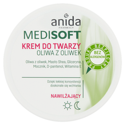 Anida MediSoft krem do twarzy nawilżający oliwa z oliwek 100 ml