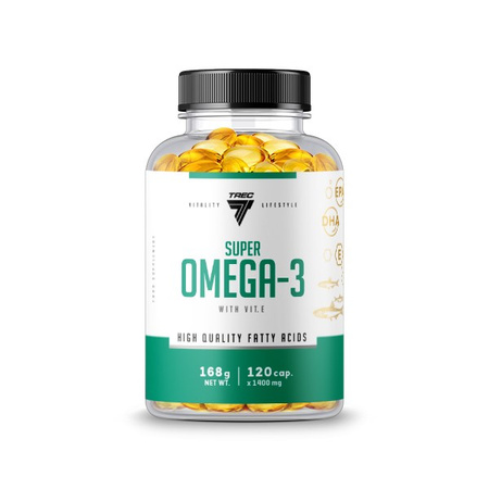 Trec SUPER OMEGA-3 kwasy omega-3 - 120cap