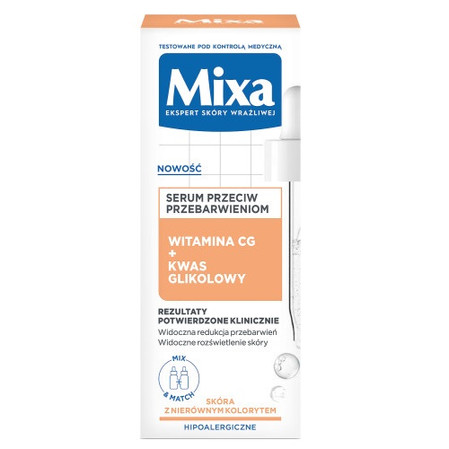 Lab serum przeciw przebarwieniom Witamina CG + Kwas Glikolowy 30ml