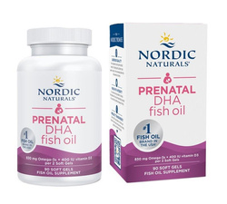 Nordic Naturals Prenatal DHA z witaminą D3 90 kaps.