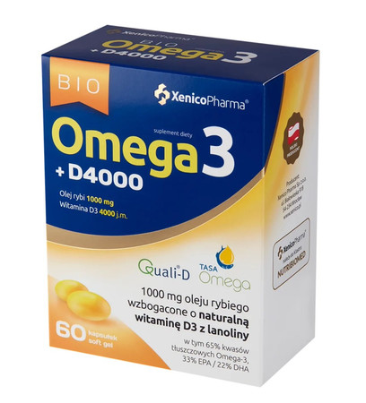 Xenicopharma Omega 3 D3 4000 60 Kaps.