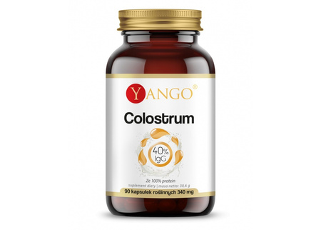 YANGO Colostrum - 40% IgG (90 kaps.)