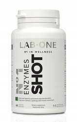 LAB ONE ENZYMES SHOT enzymy trawienne 60 kaps.