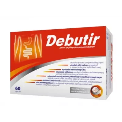 DEBUTIR maślan sodu 60 kaps.